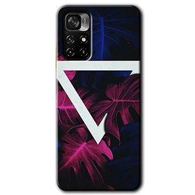 Poco M4 Pro 5G Mekanik Yaprak Baskılı Uyumlu Silikon Kılıf
