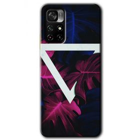 Poco M4 Pro 5G Mekanik Yaprak Baskılı Uyumlu Silikon Kılıf