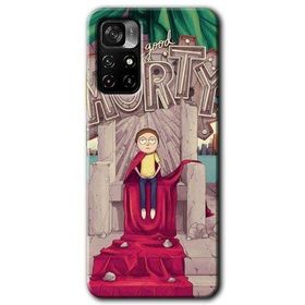 Poco M4 Pro 5G Morty Baskılı Uyumlu Silikon Kılıf