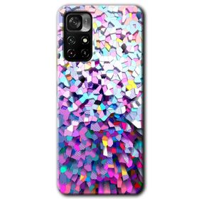 Poco M4 Pro 5G Mosaic Fragments Colorfull Baskılı Uyumlu Silikon Kılıf