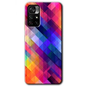 Poco M4 Pro 5G Multi Oblique Baskılı Uyumlu Silikon Kılıf