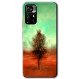 Poco M4 Pro 5G Outlines Paint Baskılı Uyumlu Silikon Kılıf