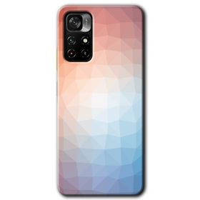 Poco M4 Pro 5G Polygon Graident 3 Baskılı Uyumlu Silikon Kılıf