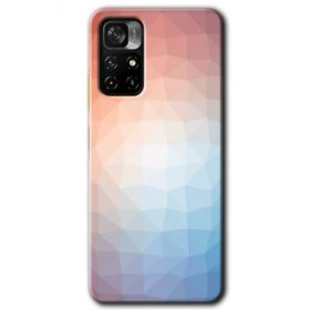 Poco M4 Pro 5G Polygon Graident 3 Baskılı Uyumlu Silikon Kılıf