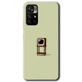 Poco M4 Pro 5G Retro TV Baskılı Uyumlu Silikon Kılıf
