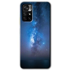 Poco M4 Pro 5G Samanyolu Baskılı Uyumlu Silikon Kılıf