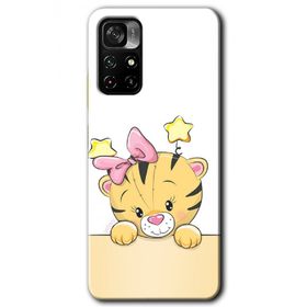 Poco M4 Pro 5G Sevimli Kedi Baskılı Uyumlu Silikon Kılıf