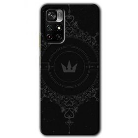 Poco M4 Pro 5G Siyah Mandala 1 Baskılı Uyumlu Silikon Kılıf