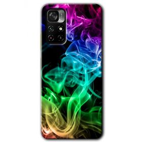 Poco M4 Pro 5G Smoke Colorful Baskılı Uyumlu Silikon Kılıf