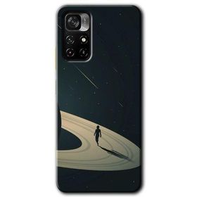 Poco M4 Pro 5G Space Planet Baskılı Uyumlu Silikon Kılıf