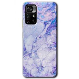 Poco M4 Pro 5G Spots Lilac Baskılı Uyumlu Silikon Kılıf