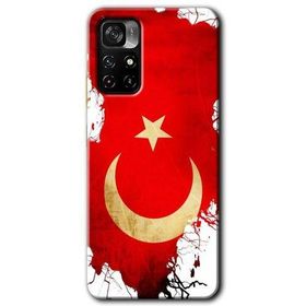 Poco M4 Pro 5G Türkiyem Baskılı Uyumlu Silikon Kılıf