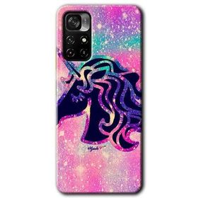 Poco M4 Pro 5G Unicorn Kristal Baskılı Uyumlu Silikon Kılıf