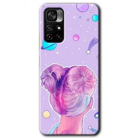 Poco M4 Pro 5G Uzaylı Kız Baskılı Uyumlu Silikon Kılıf