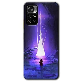 Poco M4 Pro 5G Wanderer Silhouette Baskılı Uyumlu Silikon Kılıf