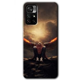 Poco M4 Pro 5G Wings of Power Baskılı Uyumlu Silikon Kılıf