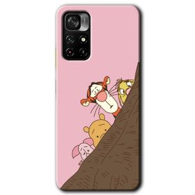 Poco M4 Pro 5G Winnie the Pooh Baskılı Uyumlu Silikon Kılıf