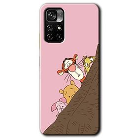 Poco M4 Pro 5G Winnie the Pooh Baskılı Uyumlu Silikon Kılıf