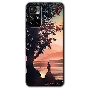 Poco M4 Pro 5G Yalnız Savaşcı Baskılı Uyumlu Silikon Kılıf