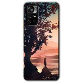 Poco M4 Pro 5G Yalnız Savaşcı Baskılı Uyumlu Silikon Kılıf