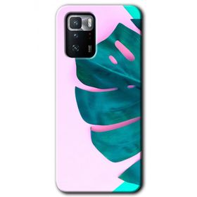 Poco X3 GT 3D Yaprak Baskılı Uyumlu Silikon Kılıf
