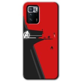 Poco X3 GT Avengers Tower Baskılı Uyumlu Silikon Kılıf