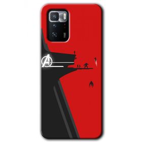 Poco X3 GT Avengers Tower Baskılı Uyumlu Silikon Kılıf