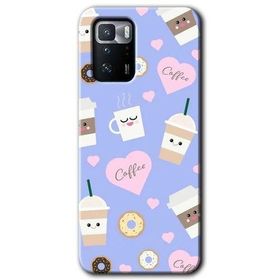 Poco X3 GT Coffee Cake Baskılı Uyumlu Silikon Kılıf