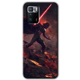 Poco X3 GT Darh Vader Wars Baskılı Uyumlu Silikon Kılıf