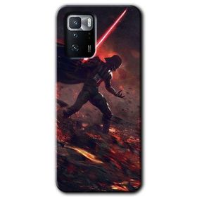 Poco X3 GT Darh Vader Wars Baskılı Uyumlu Silikon Kılıf