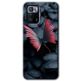 Poco X3 GT Dark Butterfly Baskılı Uyumlu Silikon Kılıf
