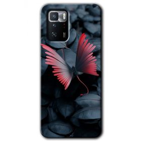 Poco X3 GT Dark Butterfly Baskılı Uyumlu Silikon Kılıf