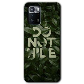 Poco X3 GT Do Not Hide Baskılı Uyumlu Silikon Kılıf