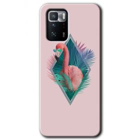 Poco X3 GT Flamingo Baskılı Uyumlu Silikon Kılıf