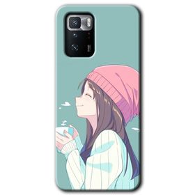 Poco X3 GT Happy Girl Baskılı Uyumlu Silikon Kılıf