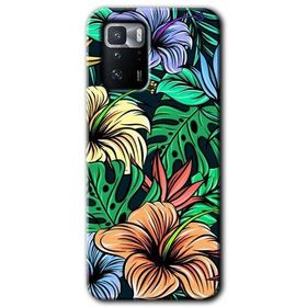Poco X3 GT Hibiscus Flowers Baskılı Uyumlu Silikon Kılıf