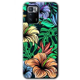 Poco X3 GT Hibiscus Flowers Baskılı Uyumlu Silikon Kılıf