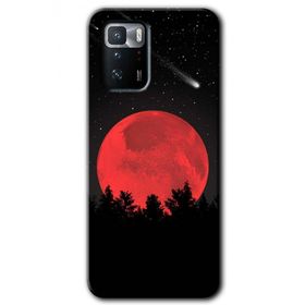 Poco X3 GT Kanlı Ay Baskılı Uyumlu Silikon Kılıf