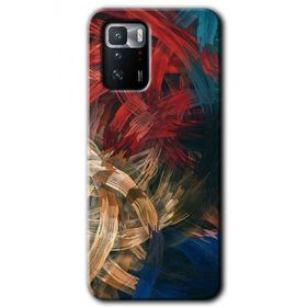 Poco X3 GT Karma Boyalar Baskılı Uyumlu Silikon Kılıf