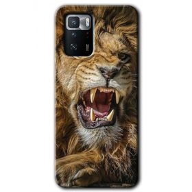 Poco X3 GT King Lion Baskılı Uyumlu Silikon Kılıf