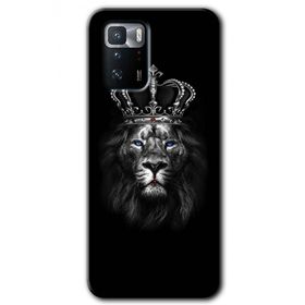 Poco X3 GT King Lion Baskılı Uyumlu Silikon Kılıf
