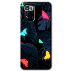 Poco X3 GT Lighter Butterfly Baskılı Uyumlu Silikon Kılıf