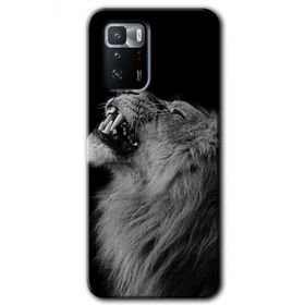 Poco X3 GT Lion Baskılı Uyumlu Silikon Kılıf