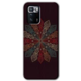 Poco X3 GT Mandala Flower Wal Baskılı Uyumlu Silikon Kılıf