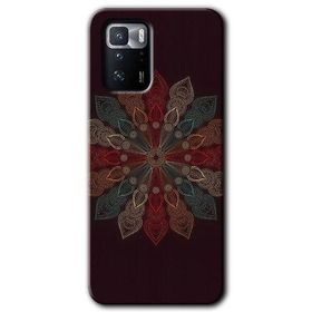 Poco X3 GT Mandala Flower Wal Baskılı Uyumlu Silikon Kılıf