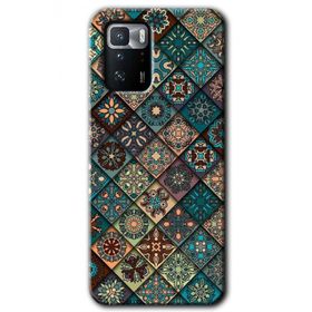 Poco X3 GT Mat Mandala Baskılı Uyumlu Silikon Kılıf