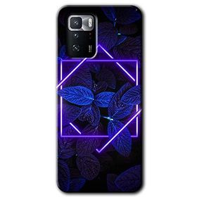 Poco X3 GT Mekanik Yaprak 5 Baskılı Uyumlu Silikon Kılıf