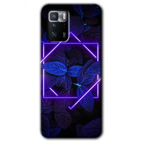 Poco X3 GT Mekanik Yaprak 5 Baskılı Uyumlu Silikon Kılıf