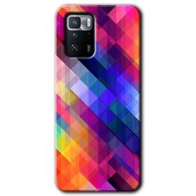 Poco X3 GT Multi Oblique Baskılı Uyumlu Silikon Kılıf