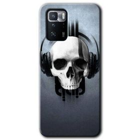 Poco X3 GT Müzik Kurukafa Baskılı Uyumlu Silikon Kılıf